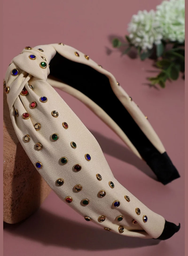 SOHI Trendy Designer Stone Western Wear Hair Band For Women