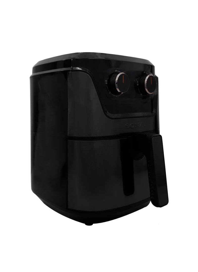 Sonai - Cook Master Pro Classic Air Fryer, 7 Liter, 2000 Watt, Black - MAR-710-B - Image 1
