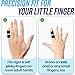 MEDILYMER Pinky Finger Splint 2 Pack Trigger Finger Brace for Kids Small Pinky Splint Pain Relief Knuckle Immobilization Arthritis Mallet Finger Fits Thumb Ring Pinkie Little Fingers - Image 4