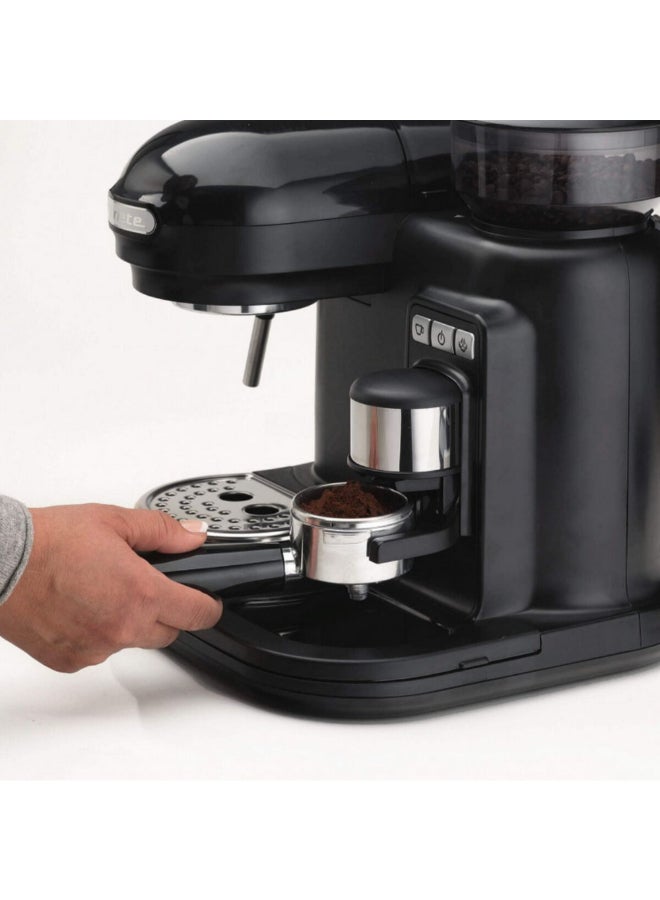 أريتي Espresso Machine with Integrated Coffee Grinder Black 30.5 x 30.5 x 30 cm 00M131802ARSA 0.8 L 1080 W 00M131802ARSA black - Image 4