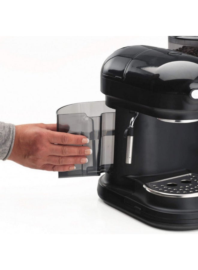 أريتي Espresso Machine with Integrated Coffee Grinder Black 30.5 x 30.5 x 30 cm 00M131802ARSA 0.8 L 1080 W 00M131802ARSA black - Image 5