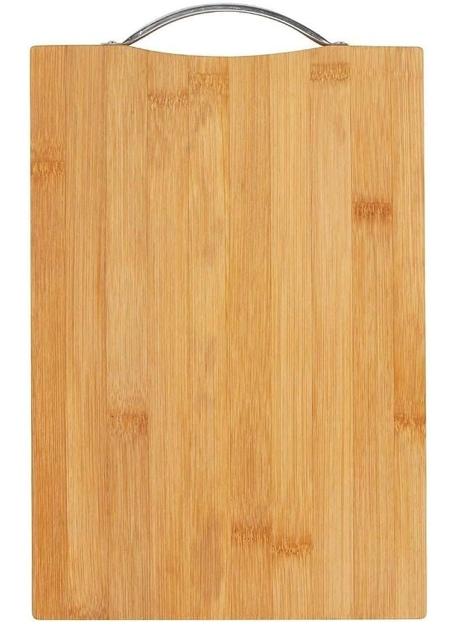 MOMENT Bamboo Cutting Boards For Kitchen, Extra Large Wood Cutting Board With Deep Juice Groove And Handle Heavy Duty Chopping Board, [36 X 26Cm]  - Image 1
