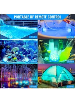 Generic IP68 Diving Swimming Pool Underwater Bathtub Bar Courtyard LED Light Magnetic Suction Charging  - Image 2