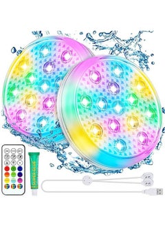 Generic IP68 Diving Swimming Pool Underwater Bathtub Bar Courtyard LED Light Magnetic Suction Charging  - Image 3