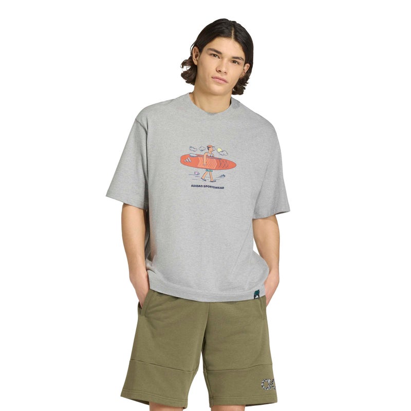 adidas Doodle Stand-Up Paddle Graphic T-Shirt - Image 3