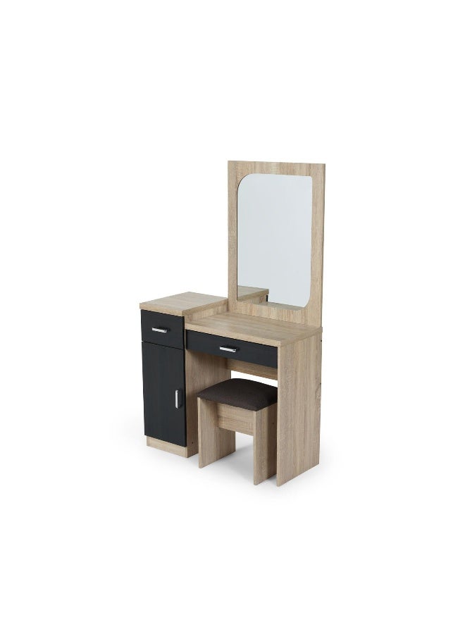 Pan Home Decasta 6 Pieces Bedroom Set 160X200 Cm - Sonoma And Wenge - Image 5