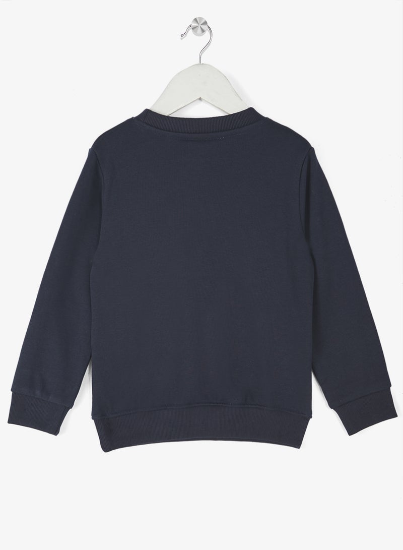 بنياتا سويت شيرت بياقة دائرية - Image 2