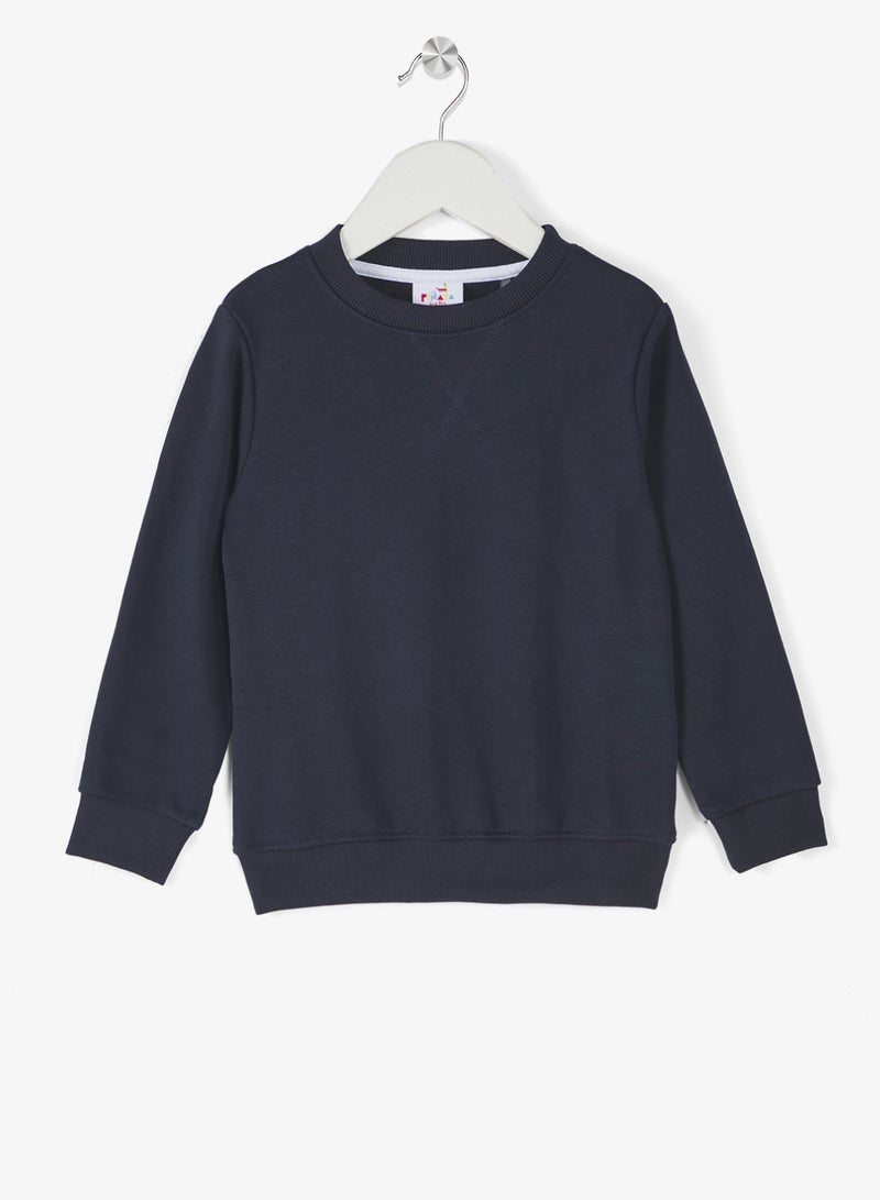 بنياتا سويت شيرت بياقة دائرية - Image 1