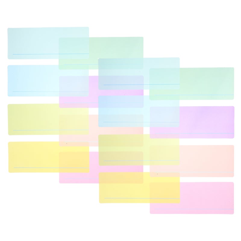 16Pcs Colored Clear Overlays Bookmark Students Highlight Strip Student Colorful Reading Overlays - Image 1