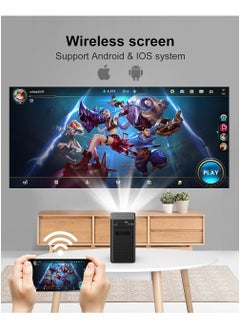 Crony Crony C900 Upright With Bluetooth Speaker Smart  Projector Bluetooth 5.0 1080P Supported Wireless Mirroring Built-in Battery  - Image 4