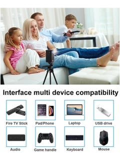 Crony Crony C900 Upright With Bluetooth Speaker Smart  Projector Bluetooth 5.0 1080P Supported Wireless Mirroring Built-in Battery  - Image 3