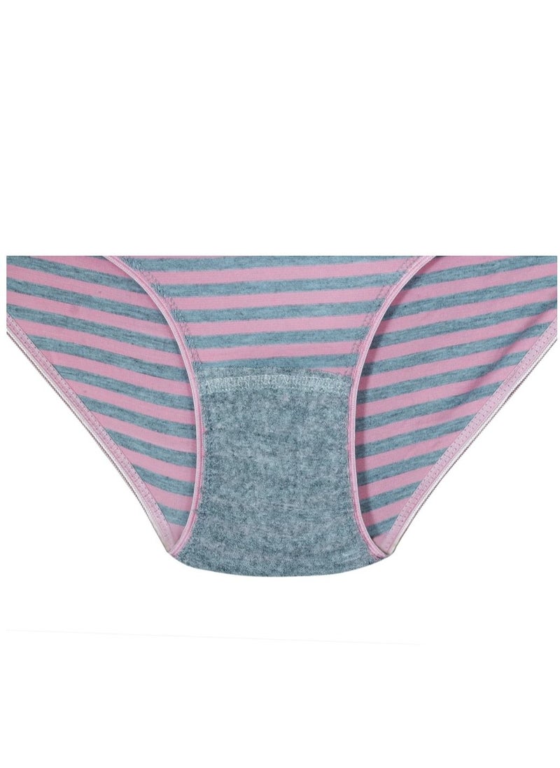 City Rose 6 -Pieces Elastic Briefs Bikini Bottom underwear Cotton Women Multicolor  - Image 3