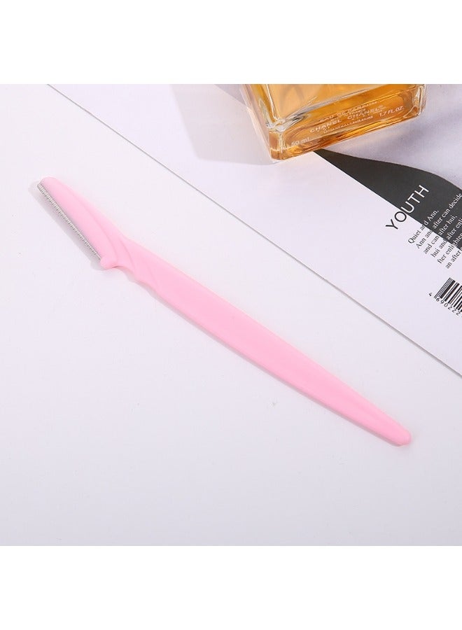 Three-Piece Mini Eyebrow Razor Set, Blue, Yellow and Pink, Facial Epilator, Eyebrow Trimmer - Image 4