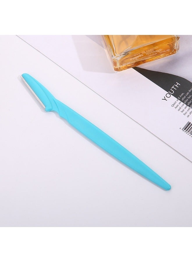 Three-Piece Mini Eyebrow Razor Set, Blue, Yellow and Pink, Facial Epilator, Eyebrow Trimmer - Image 5
