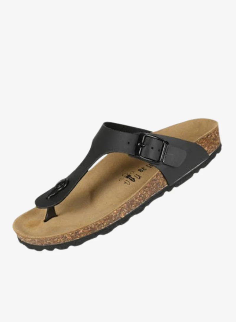 BiOCHIC Biochic Ladies Slim Thong Sandals 012-457 1830PR-Black