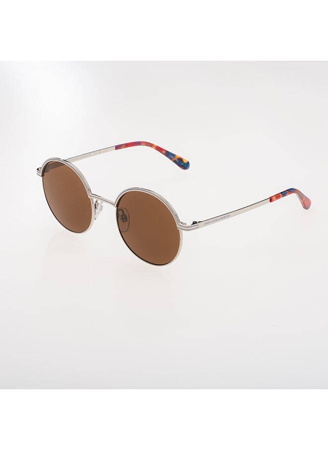 Benetton Women's Round Sunglasses - BE7037 - Lens Size: 49 Mm  - Image 2