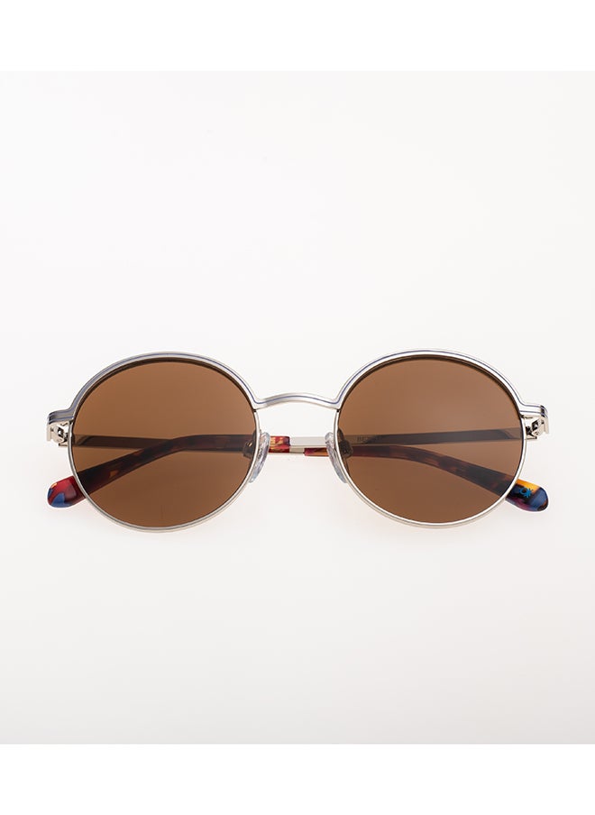 Benetton Women's Round Sunglasses - BE7037 - Lens Size: 49 Mm  - Image 1