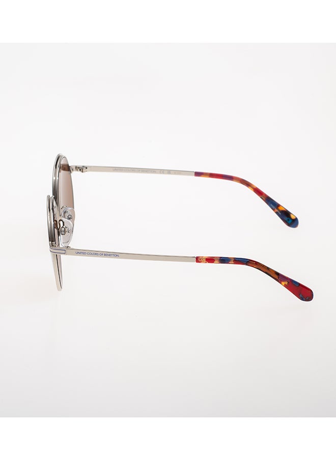 Benetton Women's Round Sunglasses - BE7037 - Lens Size: 49 Mm  - Image 3
