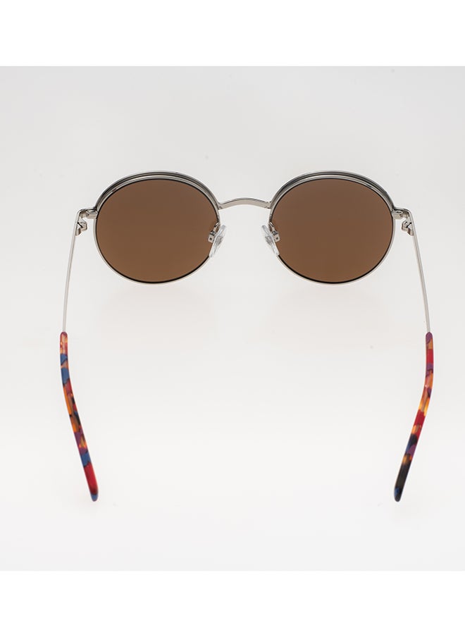 Benetton Women's Round Sunglasses - BE7037 - Lens Size: 49 Mm  - Image 4