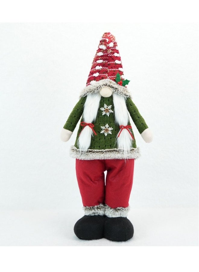 Beauenty Rudolph Midget Braid Standing Gnome pendant figure set up decorations 
