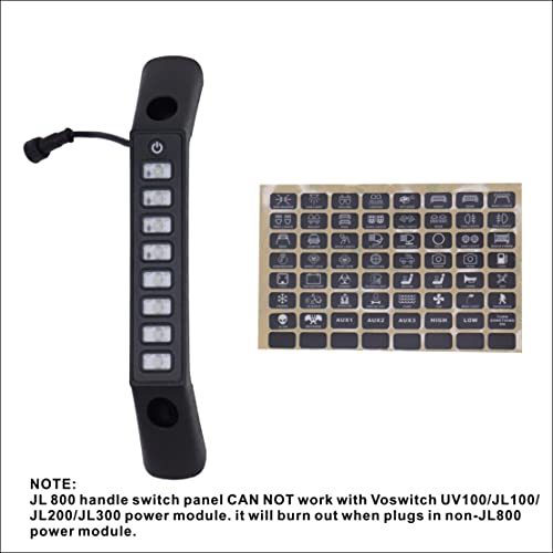 Voswitch JL800 Grab Handle Switch Panel for Jeep Wrangler JL 2018-2023 and Gladiator 2020-2023 - Image 3