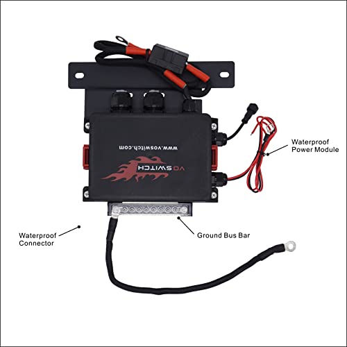 Voswitch JL800 Grab Handle Switch Panel for Jeep Wrangler JL 2018-2023 and Gladiator 2020-2023 - Image 5