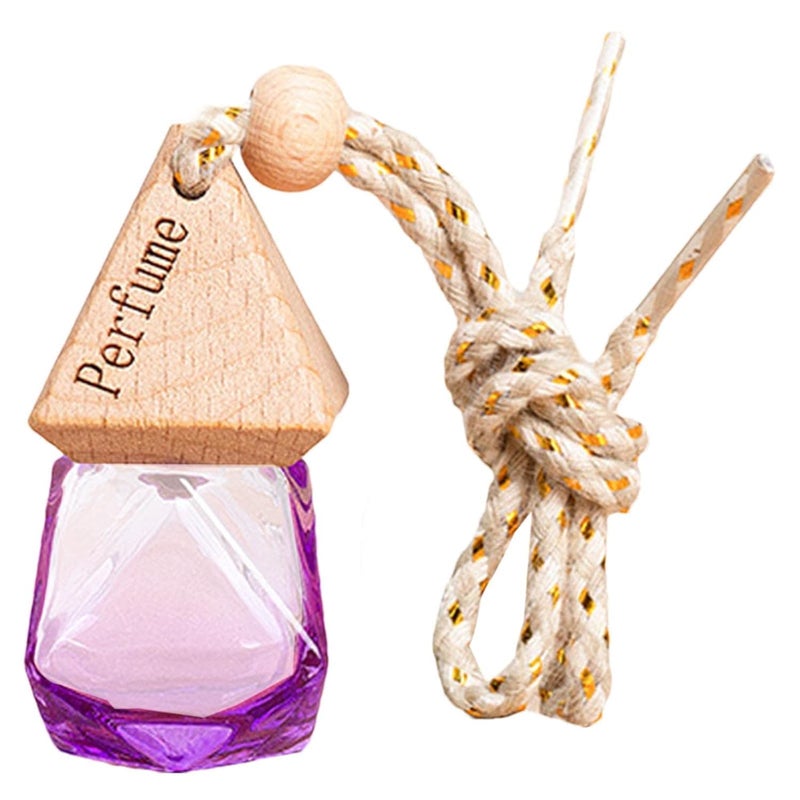Empty Car Diffuser Bottles - Empty Car Aromatherapy Essential Oil Diffuser Bottle,Clear Glass Essential Diffuser Oil Triangular Cap Aromatherapy Fragrance Perfume Pendant - Image 5