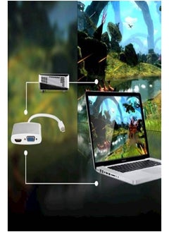 Generic 2-in-1 USB Type-C to HDMI/VGA Adapter for MacBook/Huawei - Dual Monitor 4K Converter with Heat-Resistant Design  - Image 4