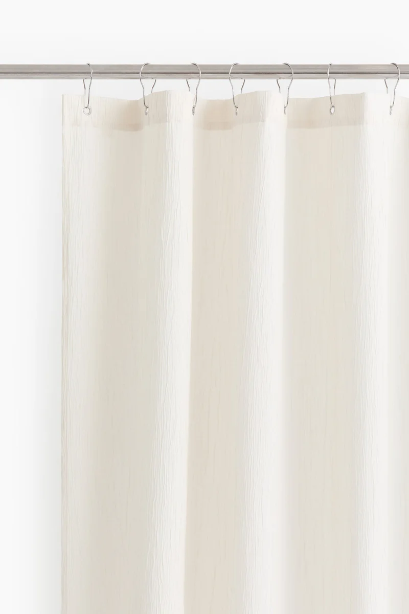 H&M Muslin shower curtain