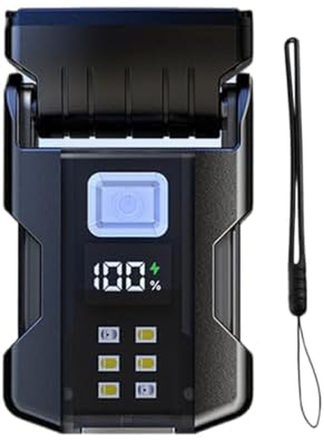 Multifunctional Portable LED Flashlight Keychain Work Light For Outdoor Camping - Image 2