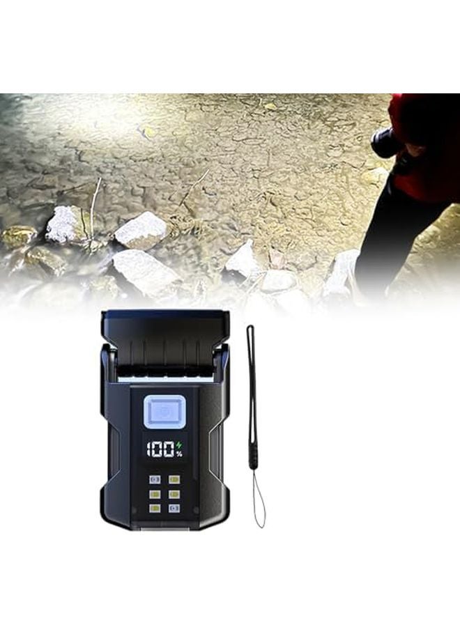 Multifunctional Portable LED Flashlight Keychain Work Light For Outdoor Camping - Image 3