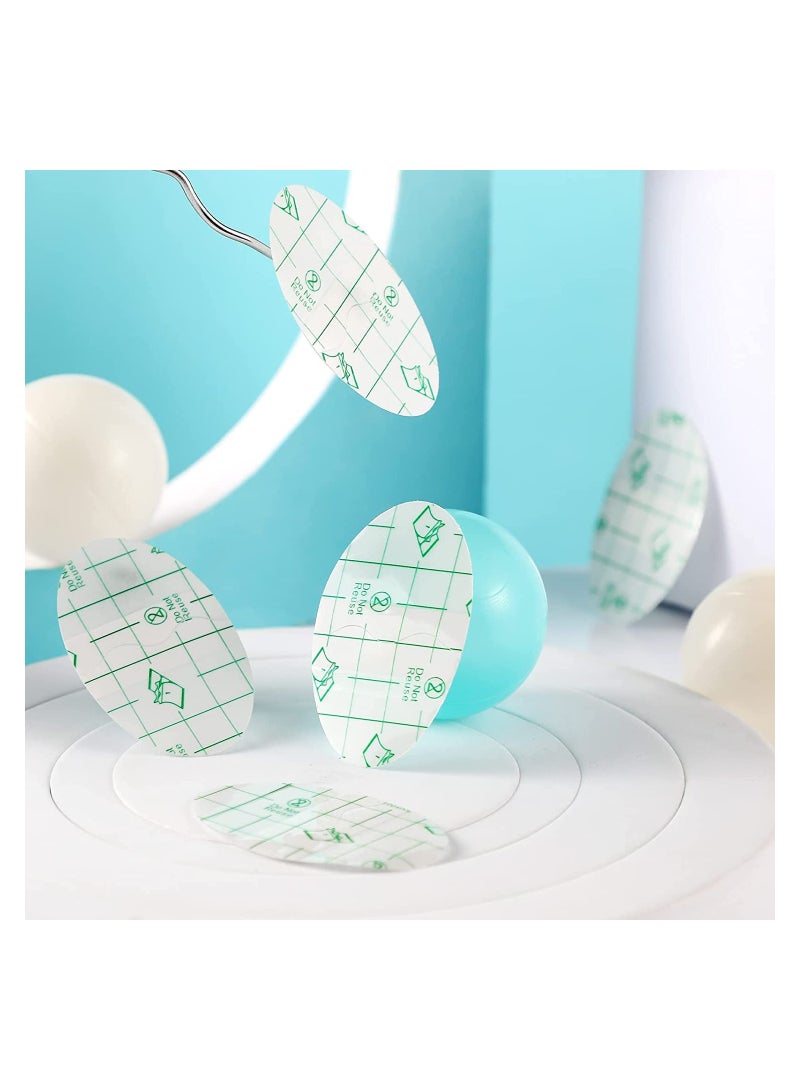 60 Pieces Baby Waterproof Ear Stickers Ear Covers for Swimming Shower Ear Protectors with Ear Plugs for Kids Newborn Disposable Ear Covers for Shower Surfing Snorkeling and Other Water Sports - Image 2