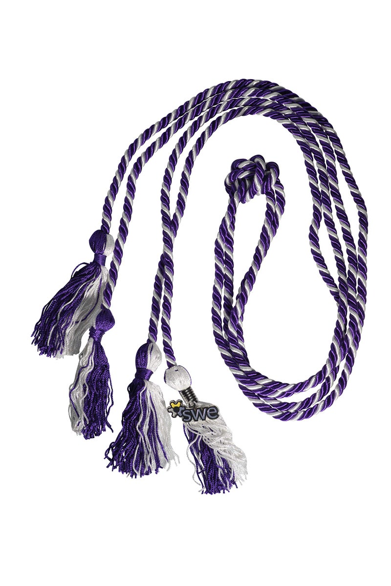 SWE Society of Women Engineers SWE Graduation Honor Cord with SWE Charm - Image 3
