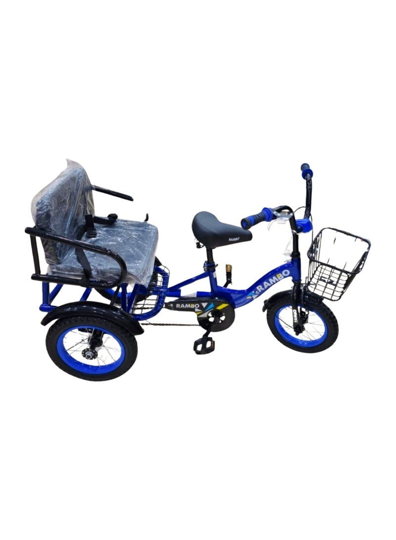 رامبو دراجة ثلاثية العجلات سريعة بثلاث عجلات مقاس 12
