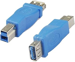 Seadream 2Pack USB 3.0 Type-A Female to B Male Extender Connection Adapter (2Pack usb 3.0 A/F to B/M) - Image 1