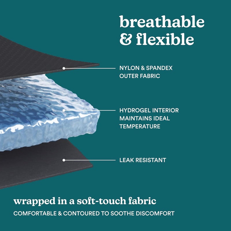 Homedics Hot and Cold Relief Gel Hand Sleeve Heat or Ice Therapy for Hand Wrist and Thumb SoftTouch Stretch Fabric Contoured Hydrogel Design for Comfort and Relaxation - Image 5