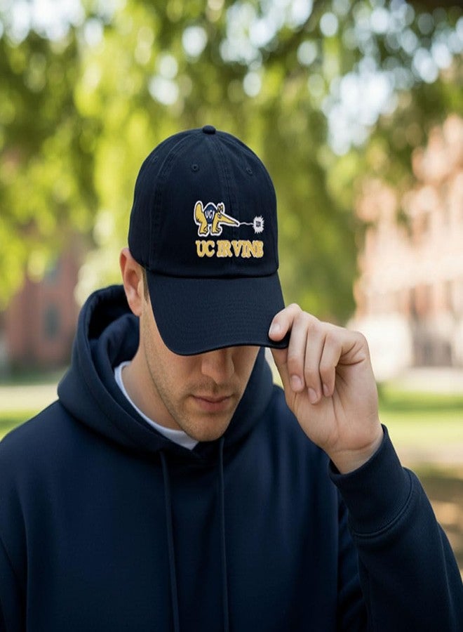 Desert Cactus University of California Irvine Baseball Hat Anteaters UCI Eaters Embroidered Hats Cap Adjustable Cloth Strap Adult (Style C) Blue - Image 5