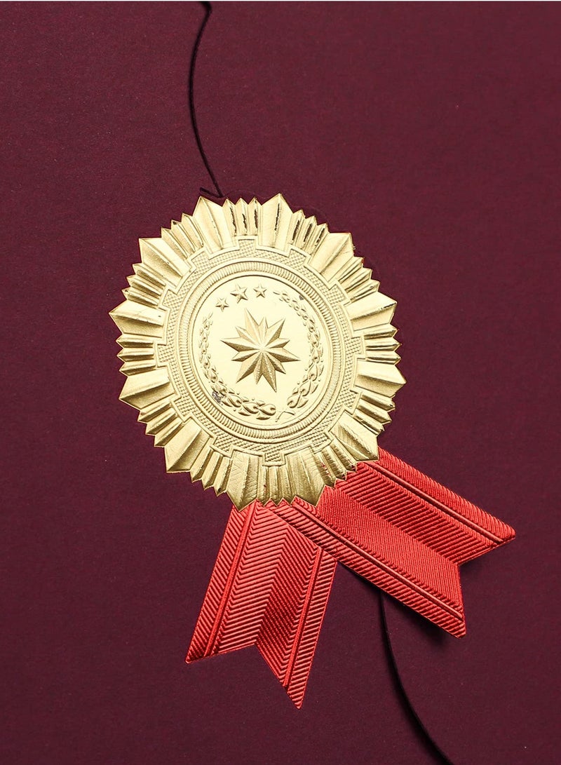 Zikra 5pcs A4 Certificate Holder Graduation Diploma Cover Degree Certificate Holder Trifold Document Covers for Award Certificates - Image 2