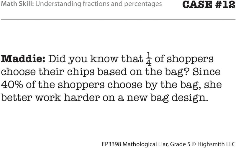 Edupress Mathological Liar Game for Grade 5 - A Fun Math Whodunit Game for 2-4 Players - Image 5