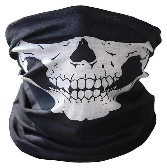 نمط الجمجمة قناع متعدد الوظائف، ركوب قناع مضاد للرياح، عنق دافئ، أغطية الرأس للخارج، مقاومة الشمس، الرياح، الغبار - Image 1