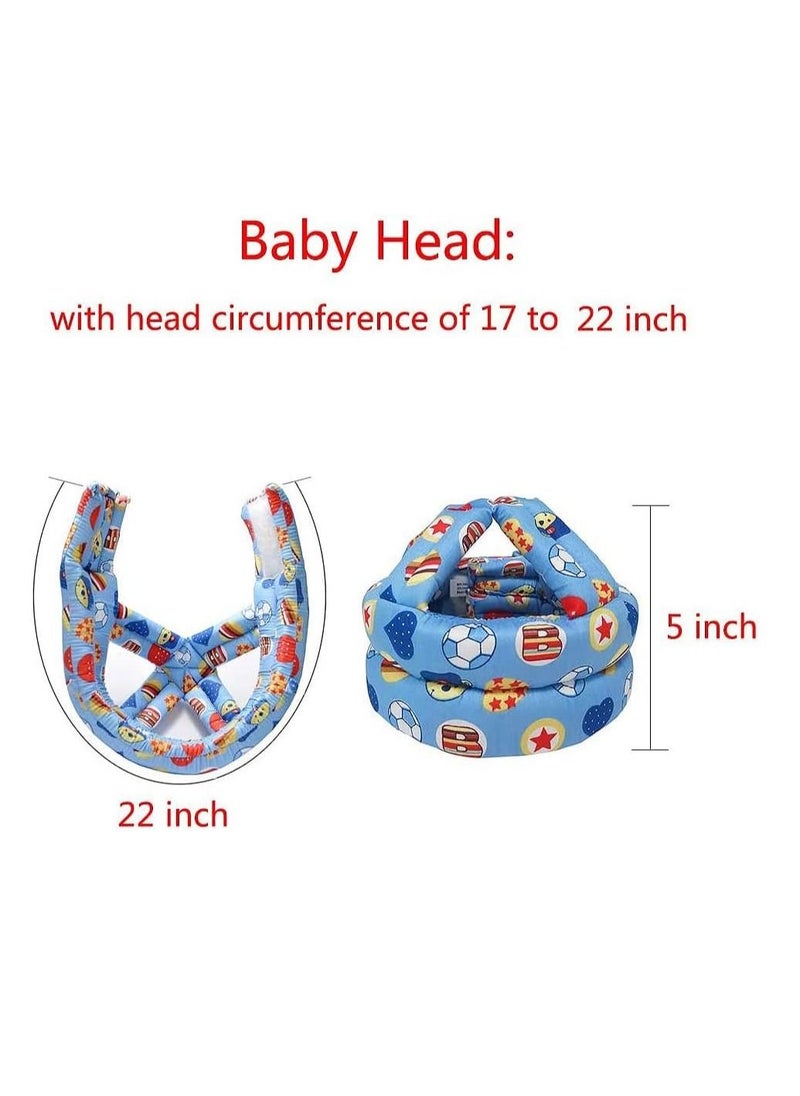 Adjustable cotton children's safety helmet