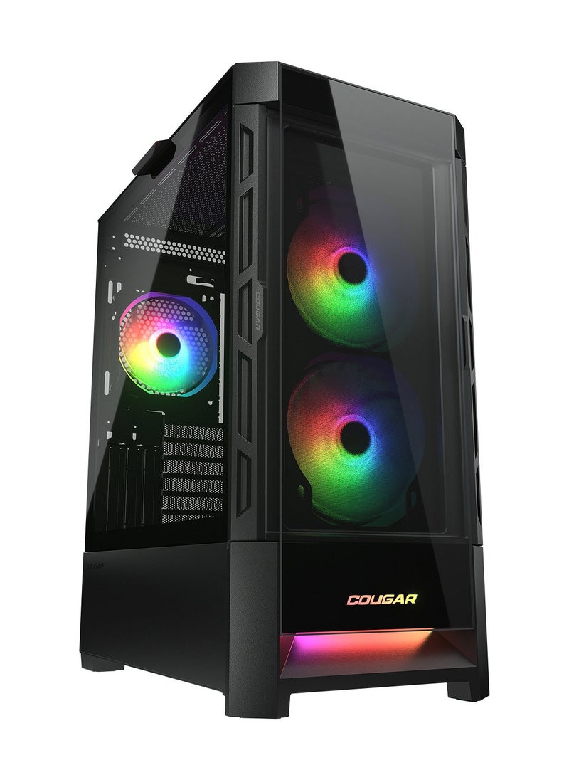 Cougar Cougar DUOFACE RGB Gaming Case Black  - Image 1