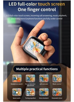 Raxoom Touch Screen Earpods ANC/ENC Modes TWS Bluetooth Intelligent Sensor Touching In-Ear Headphones With Charging Box  - Image 3