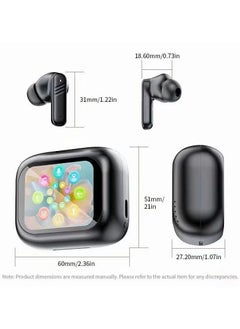 Raxoom Touch Screen Earpods ANC/ENC Modes TWS Bluetooth Intelligent Sensor Touching In-Ear Headphones With Charging Box  - Image 2