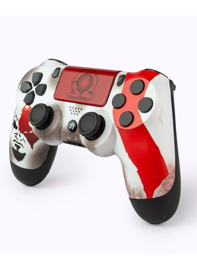 ميكرو ديجيت وحدة تحكم ألعاب لاسلكية بتقنية البلوتوث God of War Edition لجهاز PlayStation 4 مع اهتزاز مزدوج ولوحة لمس - Image 3