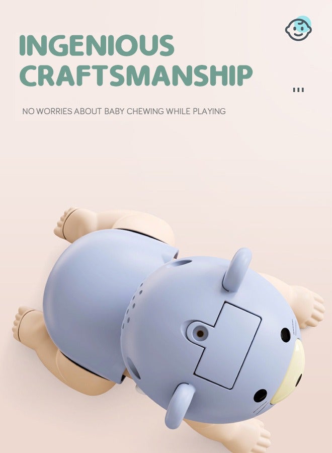 GROIC Musical Crawling Baby Doll Crawling Toy Lovely Interactive Plaything for Toddlers-Blue - Image 5