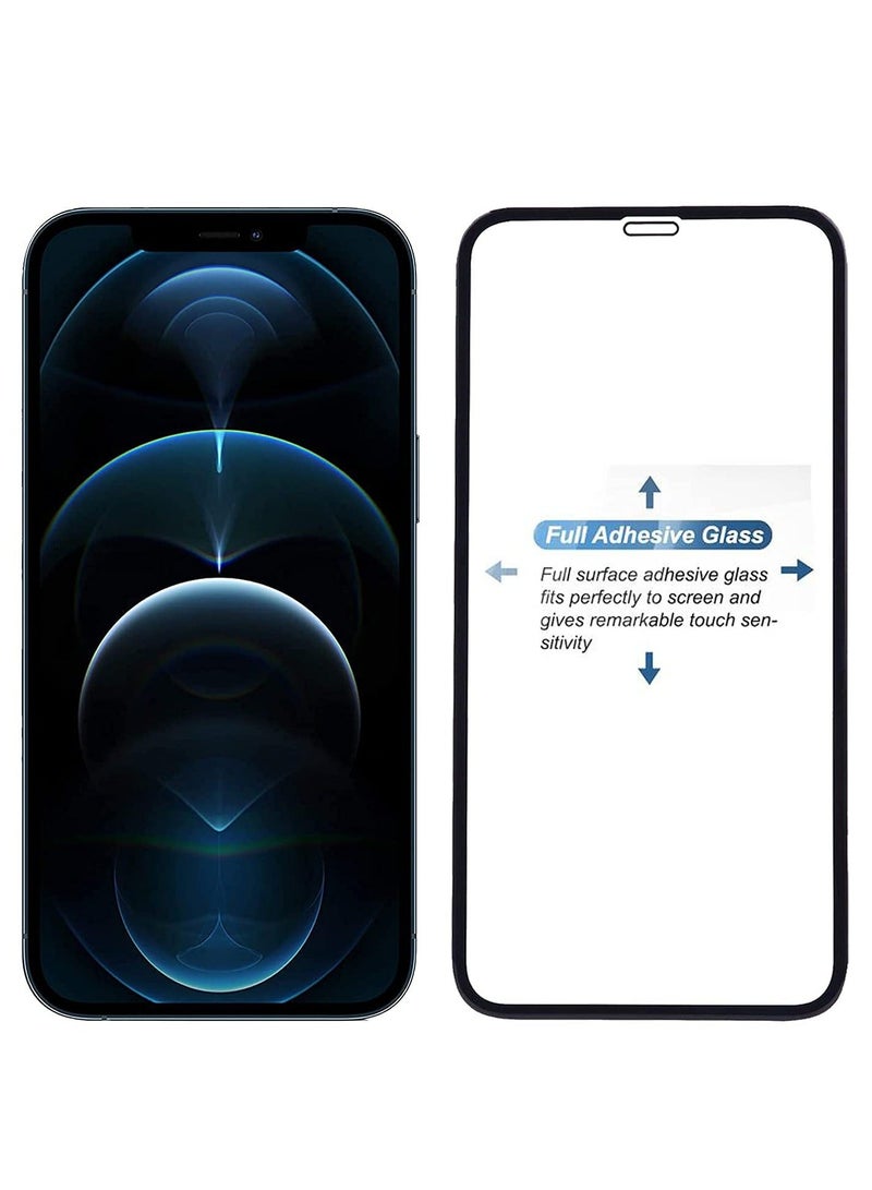 HuHa Screen Protector iPhone 12/12 Pro 6.1inchPrivacy Protector Anti-Scratch with Alignment Frame Bubble Free Scratch Resistant Tempered Glass  - Image 2