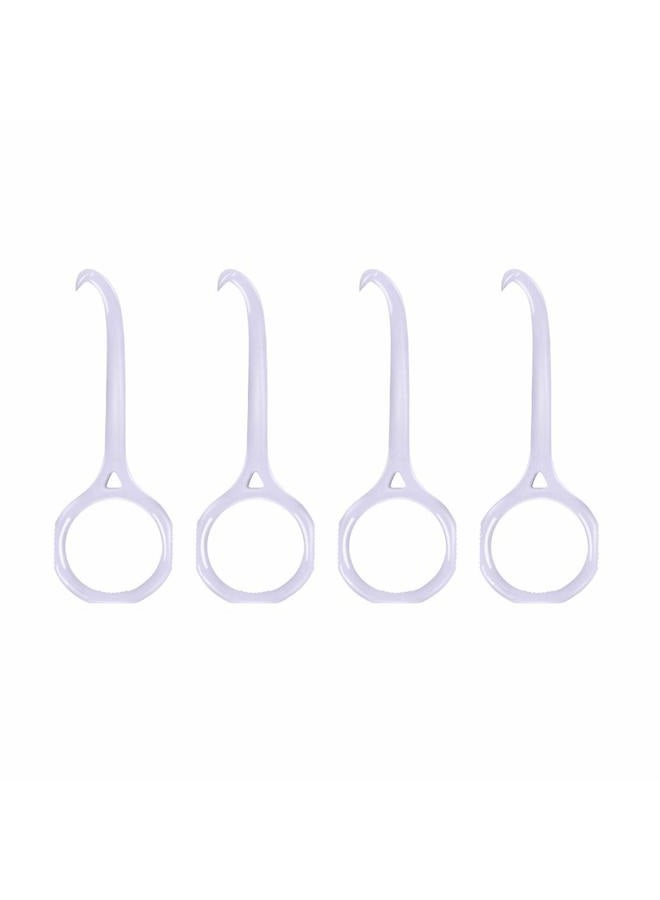 Wenplus 4 Pieces Aligner Removal Tool for Invisible Removable Braces, Invisible Braces Removal Hooks, White - Image 1