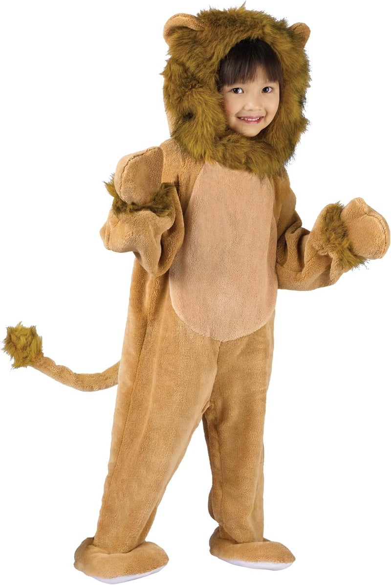 Fun World Costumes Baby's Cuddly Lion Toddler Costume - Tan, X-Large (3T-4T) - Image 1