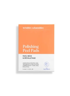 WRINKLES SCHMINKLES Wrinkles Schminkles Face Neck  Dcolletage Polishing Peel Pads Skin Exfoliating  Resurfacing Pack of 5 Towelettes 